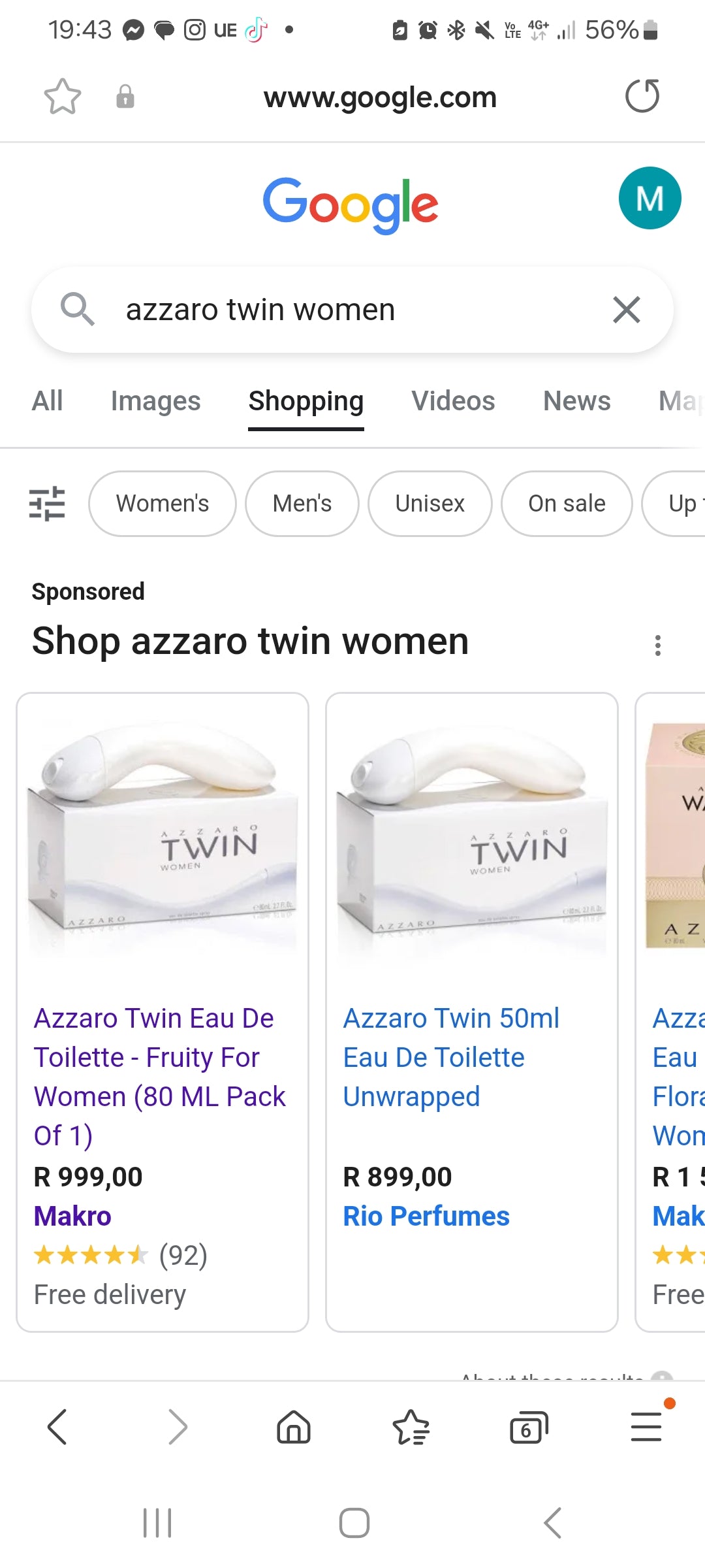 Azzaro Twin Women 80ml Eau De Toilette 2.7FL Oz