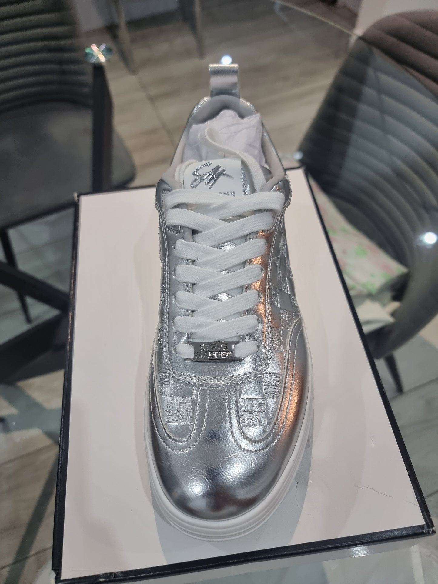 Steve Madden Catapult Silver