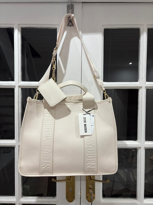 Steve Madden Bwebber White Women's Handbag