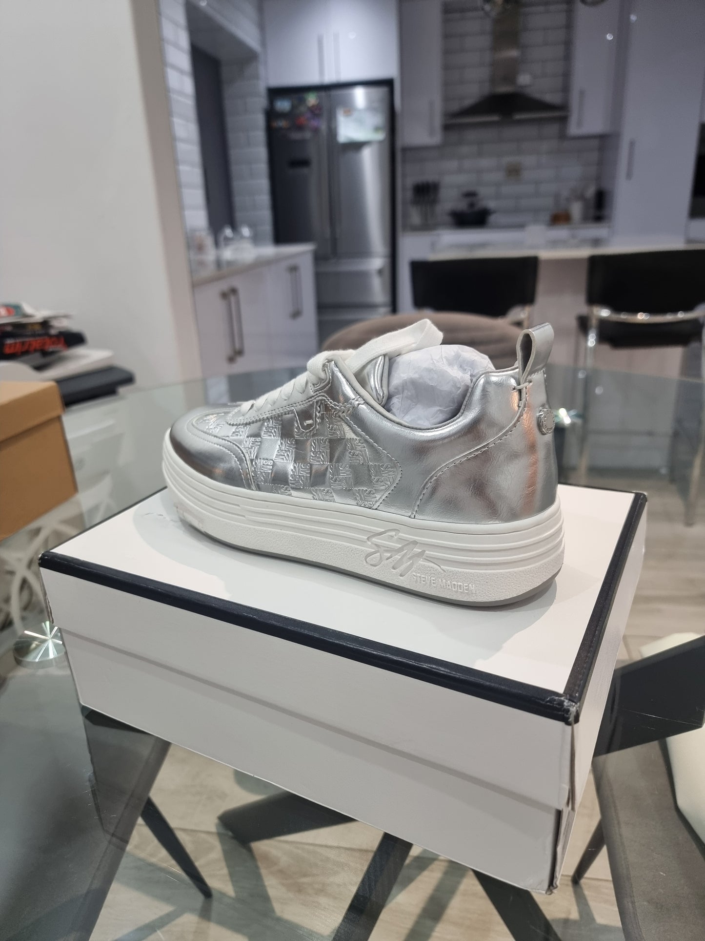 Steve Madden Catapult Silver